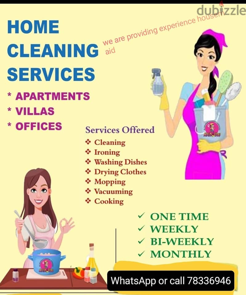 house cleaning services available with lady, 0