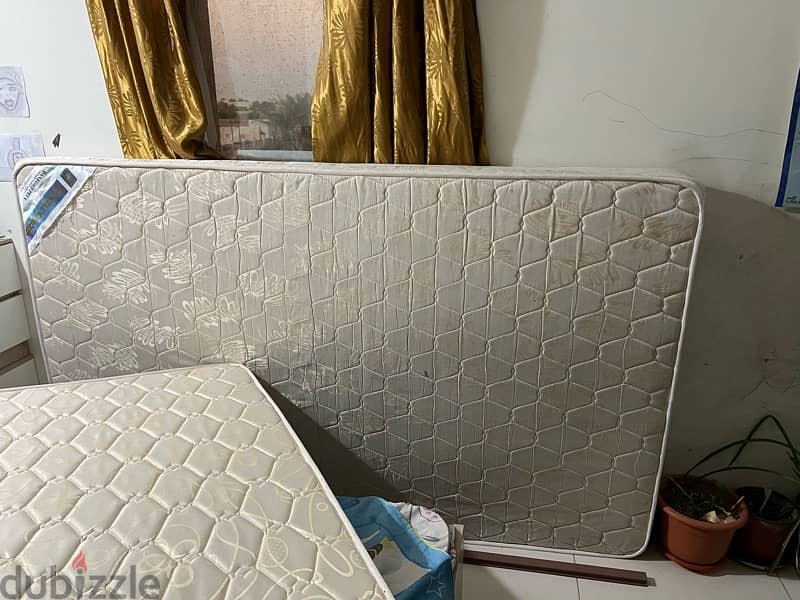 spring mattress single cot for sale 1