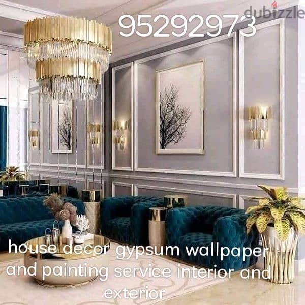 house panting decor gypsum wallpaper door and furniture painting srvce 1