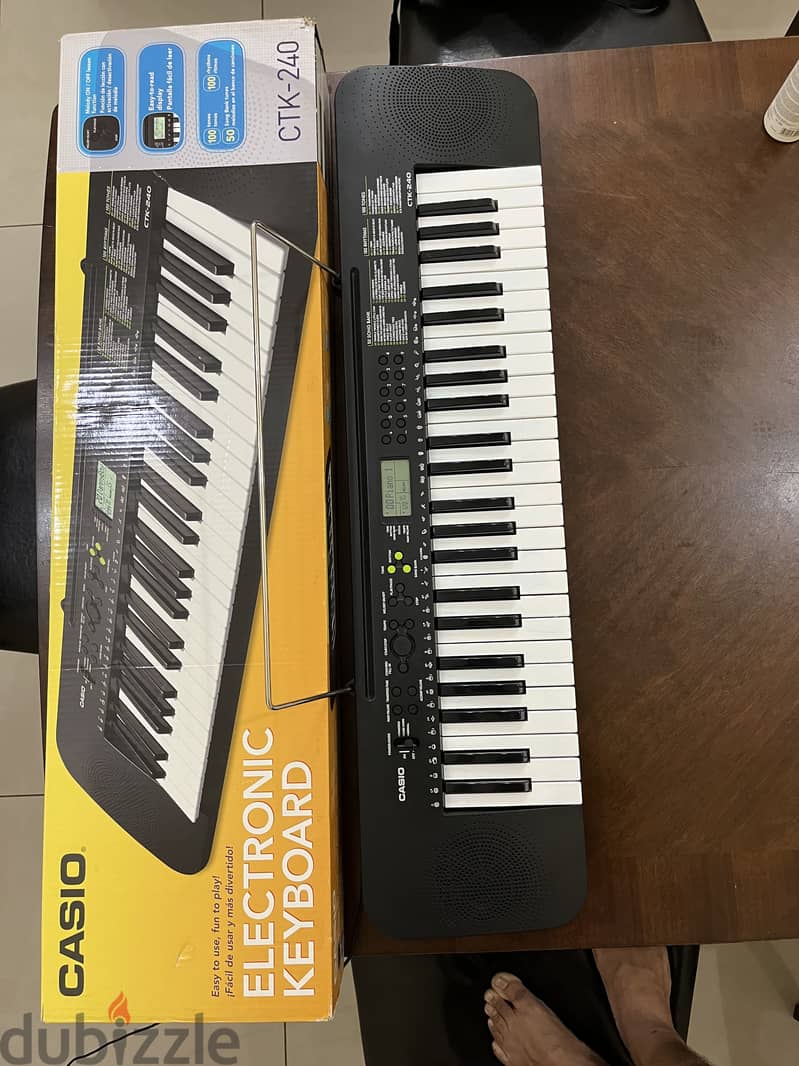 For Sale: Casio Electronic Keyboard CTK-240 2