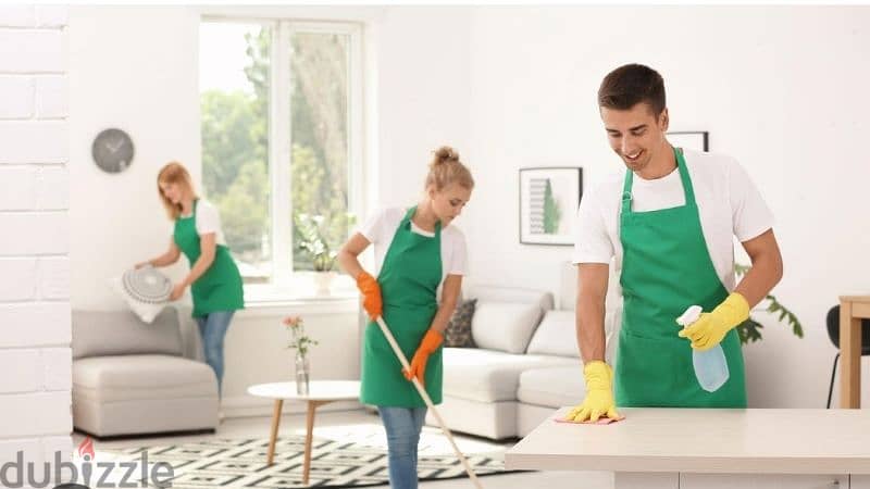 We provide clean service house,villa, flat 1