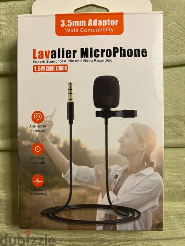 PACKAGE ITEMS: HP keyboard and Mouse/ Lavalier Vlogging microphone 1