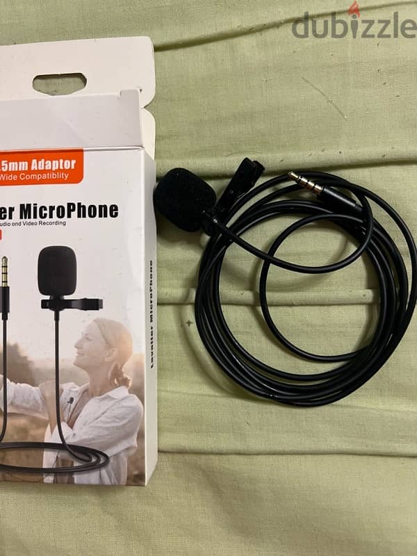 PACKAGE ITEMS: HP keyboard and Mouse/ Lavalier Vlogging microphone 3