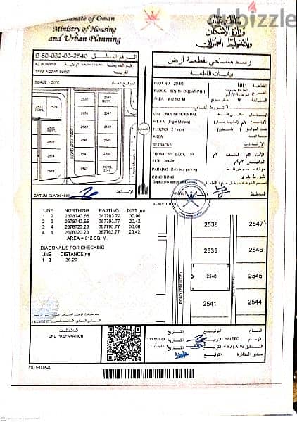 للبيع ارض سكنية بولاية البريمي خلف جامعة البريمي ليست بعيدة عنها 1