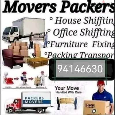 House shiffting and packing transport loading