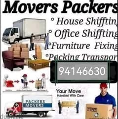 House shiffting and packing transport loading