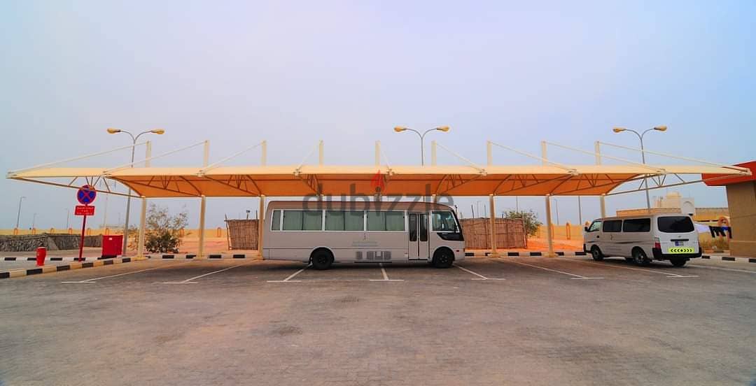 ⏩All Kinds Of Shade Work Car Parking Shades, BUS PARKING SHADE, 16