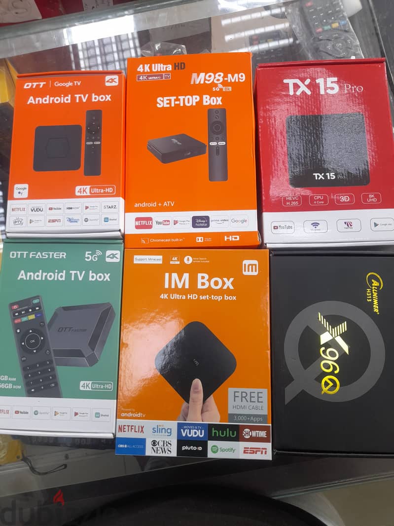 we have all type Android box&Internet raouter sells and installation 0