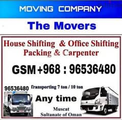 Muscat mover packer house villa shifting professional carpenter