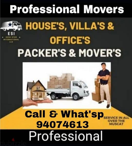 Muscat mover packer house villa shifting professional carpenter 0