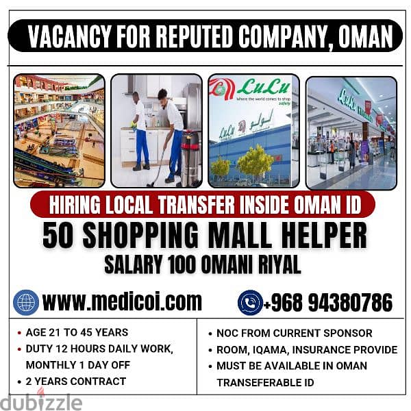 Hiring Hypermarket workers 0