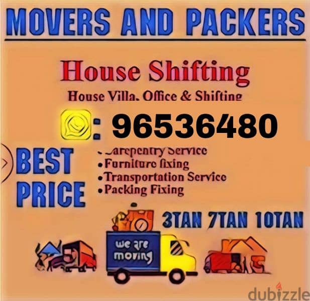 Muscat mover packer house villa shifting professional carpenter 0