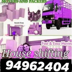 House shiffting and packing transport loading