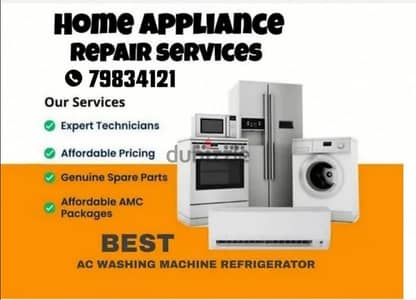 Ac Washiing Machiine and Refrigerator