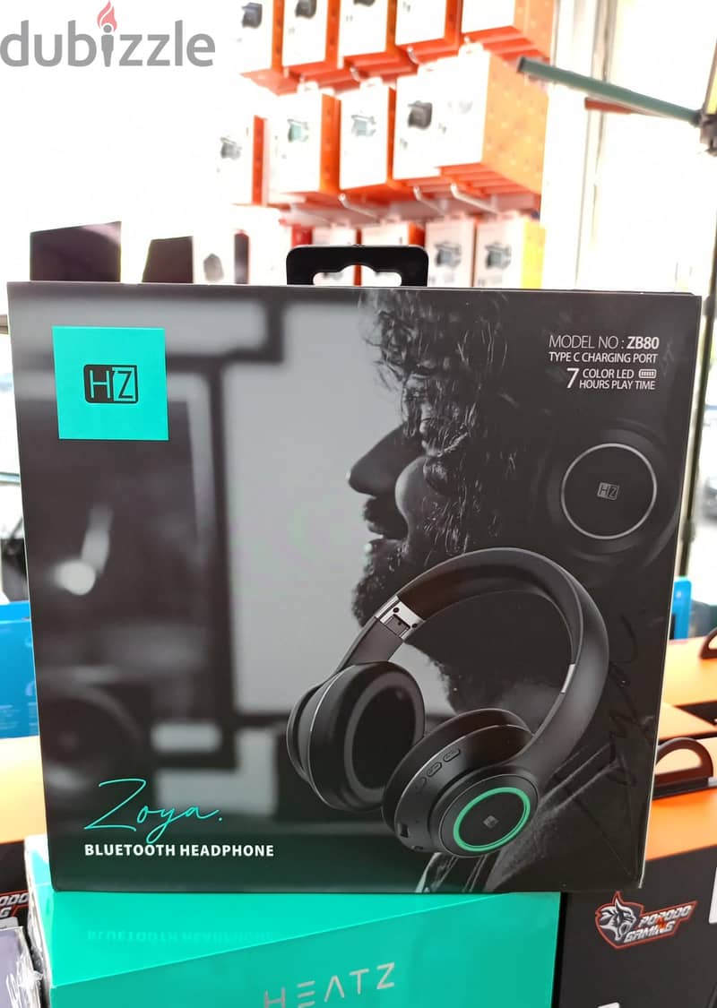 Heatz Bluetooth Wireless Headphones Zoya ZB 80 1