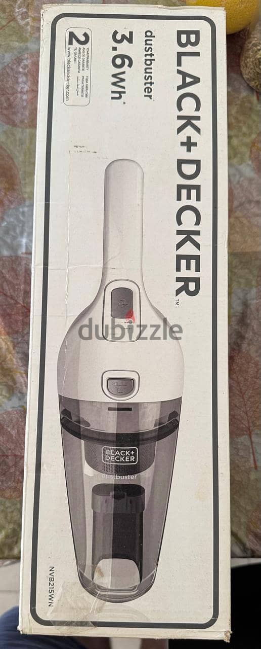 Black+Decker Cordless Dustbuster, 3.6 Wh 1