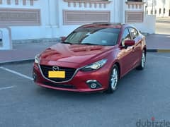 Mazda 3 2015 oman car 1.6 full options 154000 km only 0