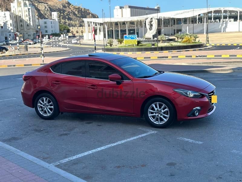 Mazda 3 2015 oman car 1.6 full options 154000 km only 7