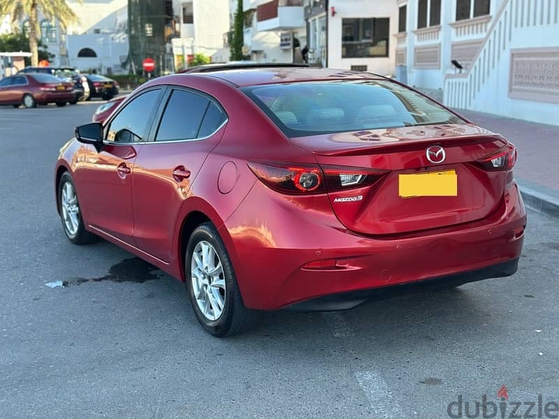 Mazda 3 2015 oman car 1.6 full options 154000 km only 12