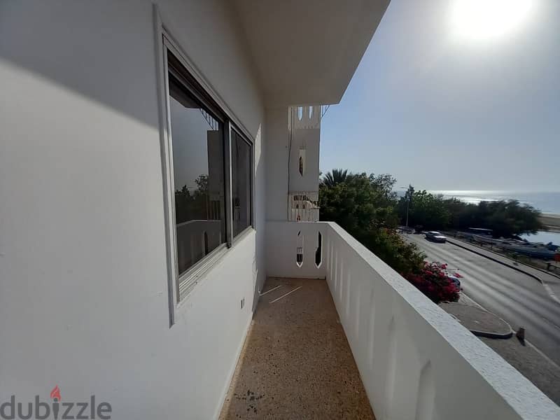 2 BR Seafront Apartment with Balcony in Qurum 1