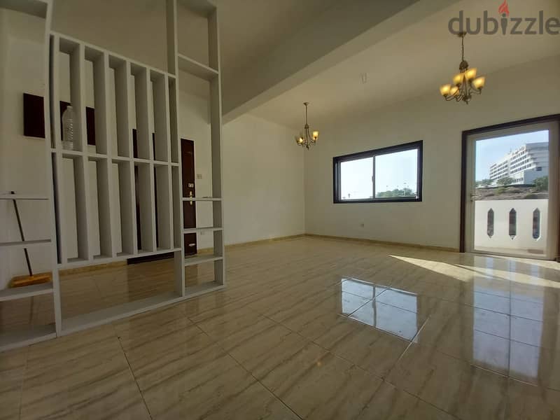 2 BR Seafront Apartment with Balcony in Qurum 2