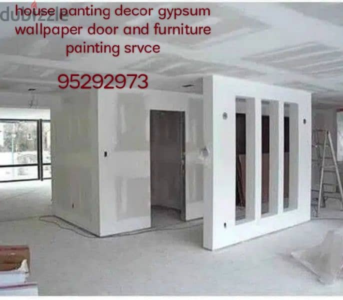 house panting decor gypsum wallpaper door and furniture painting srvce 1