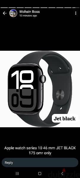 apple watch series 10  46mm jet black 0