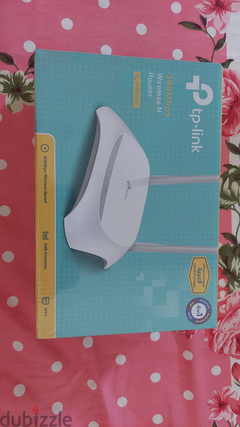 TP link 300 mbps wireless N router 0