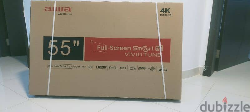 for sale. aiwa japan 4kHDR Ultra HD 55" 2