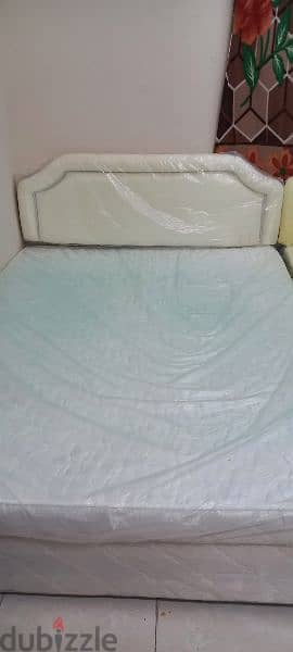 bed & mattress ( used only 3 months) 1