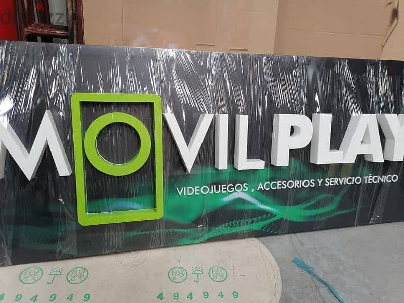 3D LED SIGN BOARD  digital printing 8