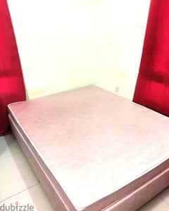 Bed and Mattress, computer Table chair, Mixie, Electric Rice cooker