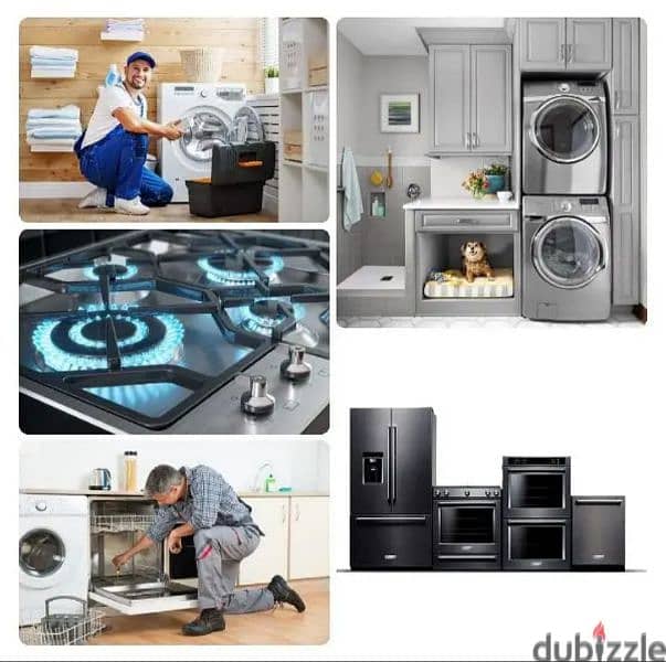 Best working Washing machine and refrigater"@ 0