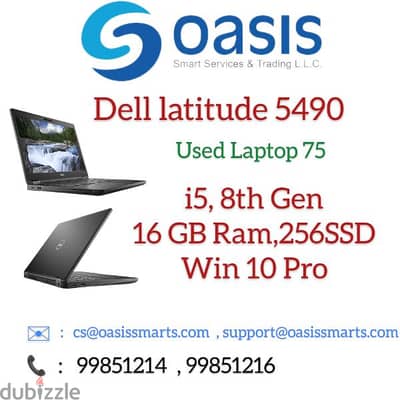 Dell latitude 5490 used laptop for sale