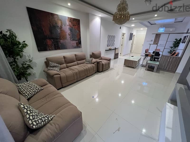 Furnished two bedroom apartment for rent in Bousher area 3