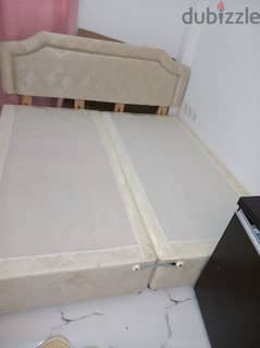 Double bed with mattress