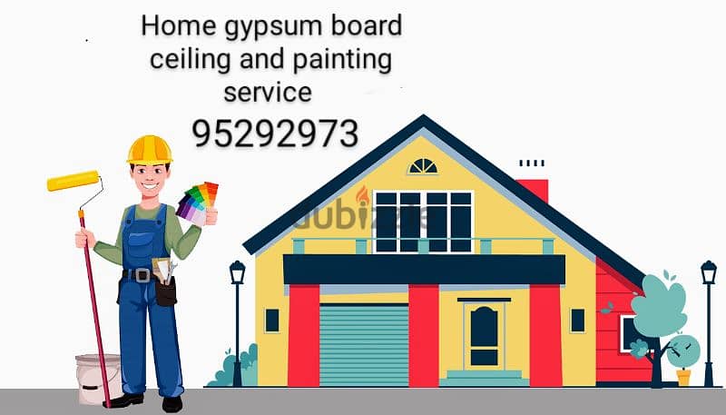 house panting decor gypsum wallpaper door and furniture painting srvce 0