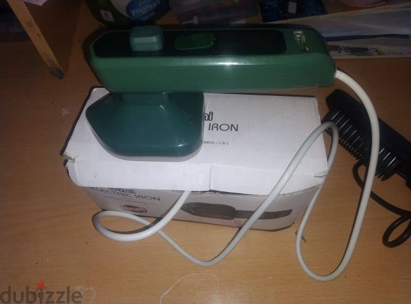 mini electric iron box and hair silk brush for sale 2