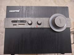 Geepas subwoofer with speakers for sale