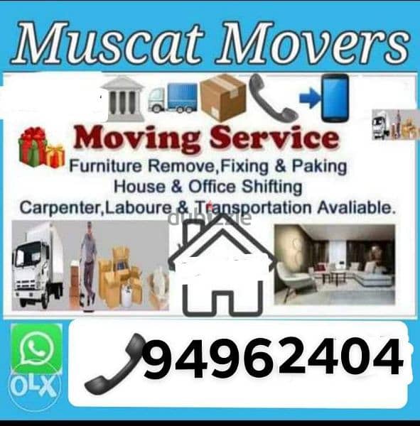 furniture in Muscat to Dubai 0