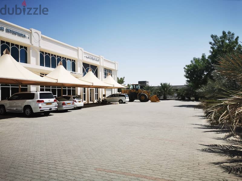 Office cum warehouses & stores with open yard for rental (Nizwa) 0