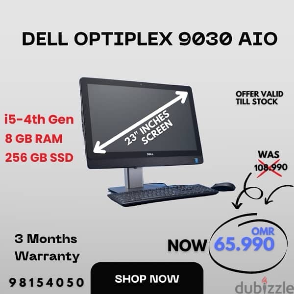 Dell Optiplex 9030 all in one 8/256 GB 0