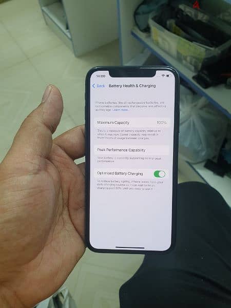 iphone X 64gb 100% batrrey 5