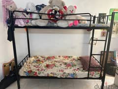 Iron Bunk Bed with Softtoys 0