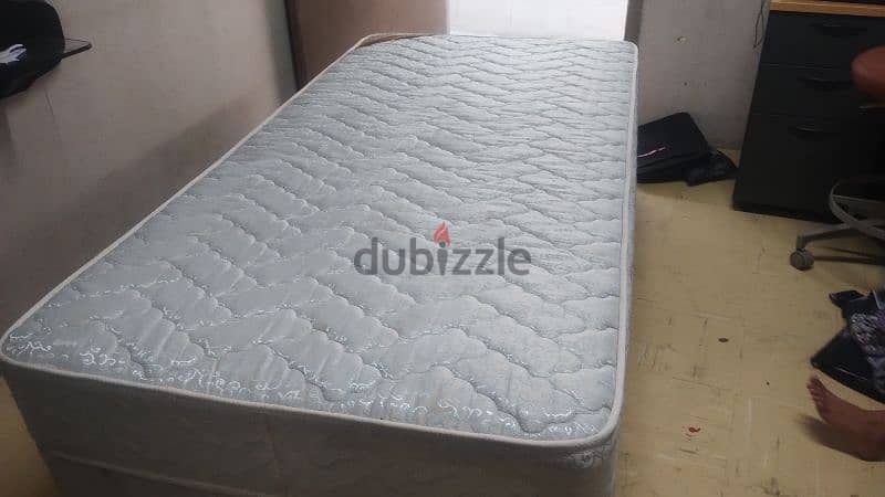 bed with mattress 1