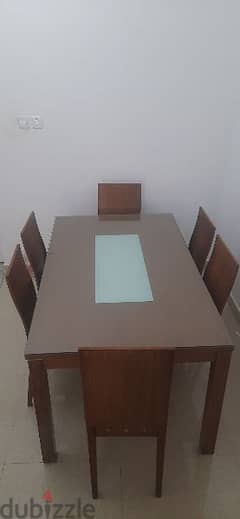 Dining Table 6 Seater 0