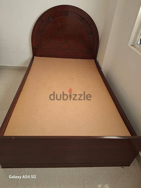 bed with mattress size 195/125 cm 1