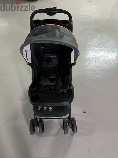 Juniors stroller with car seat with a free bicycle