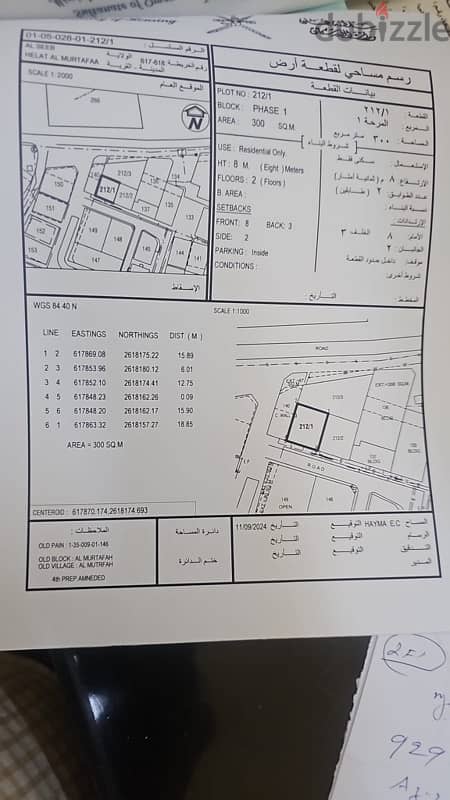 فرصه آرض السيب قريب الشارع العام بها طوي 0