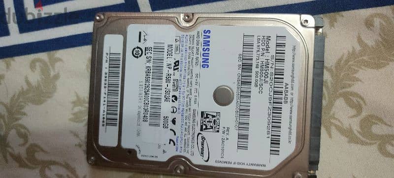 samsung 500 gb hdd 0